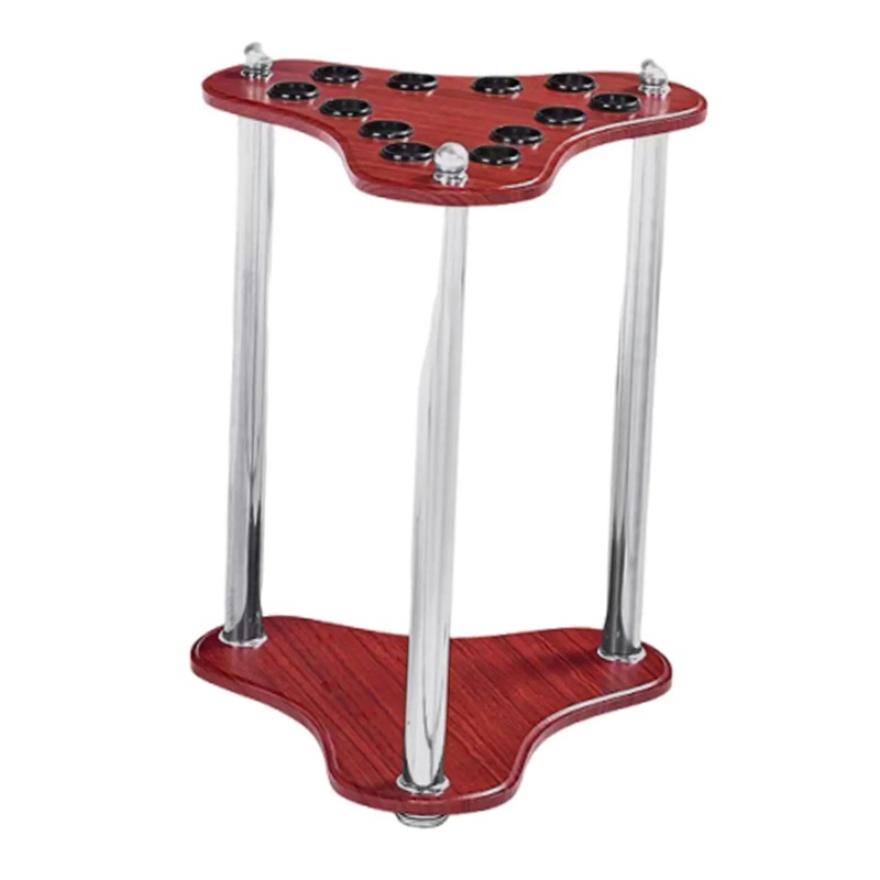 Fishing Equipment Gifts - 12 Slots Pool Cue Rack Verticaal
