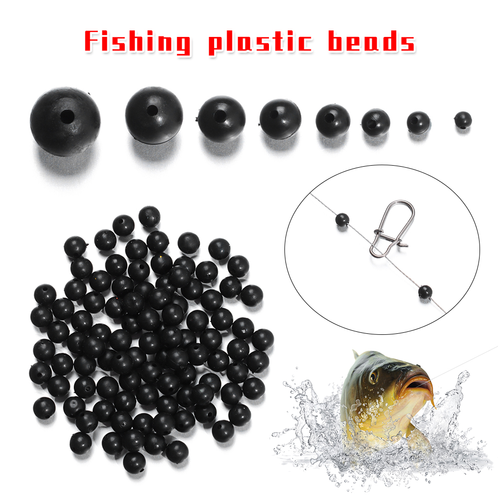 Fishing Equipment Hook - 100 stks/partij Vissen Kralen Ruimte Stopper