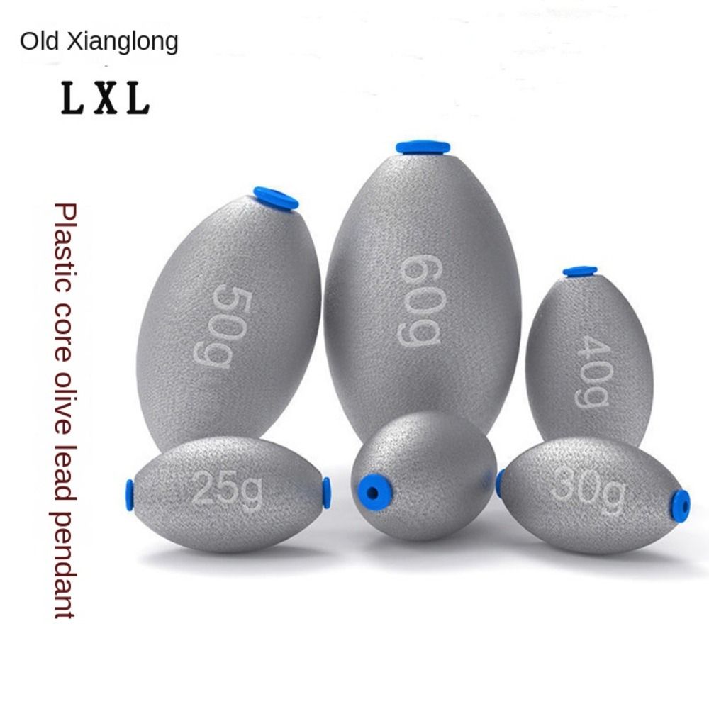 Fishing Equipment Hook - 5 Stuks Vissen Lood Olijfvormige Zinkers