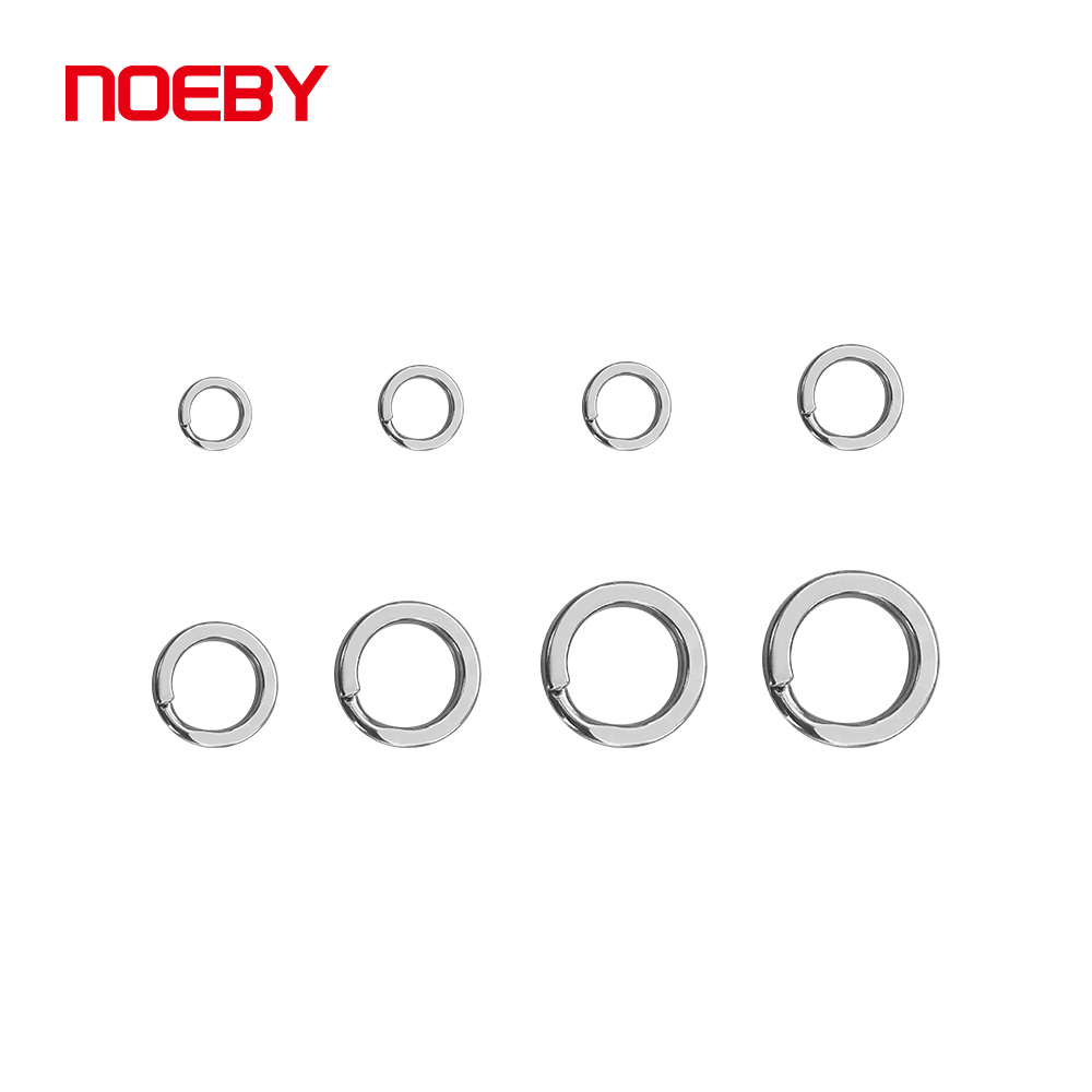 Fishing Equipment Hook - Noeby Roestvrijstalen Split Ringen Zware Vissen