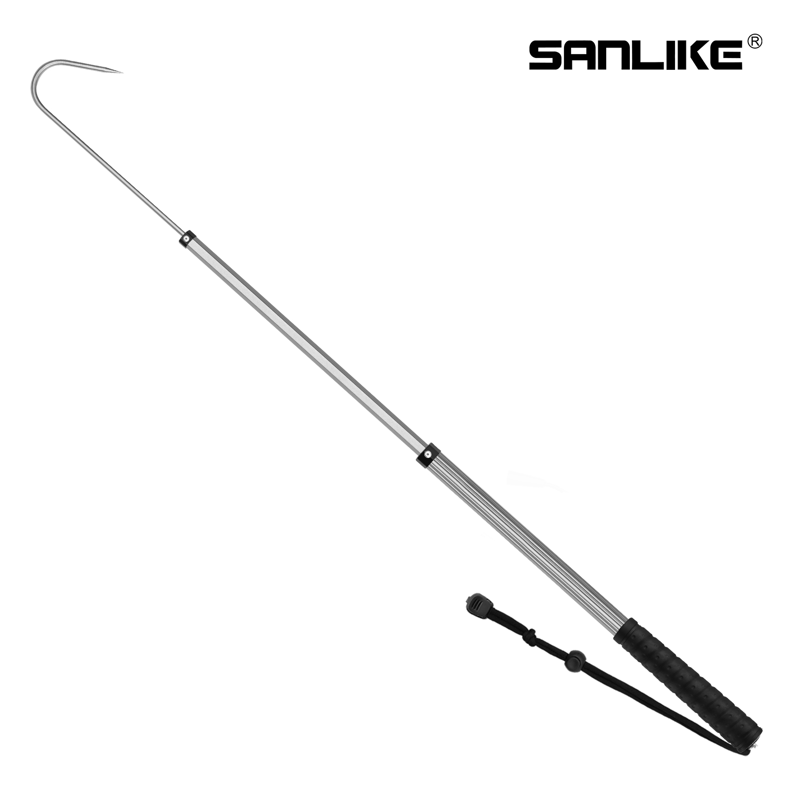 Saltwater Fishing Hook - SANLIKE 90 cm telescopische visgaffhaak roestvrijstalen