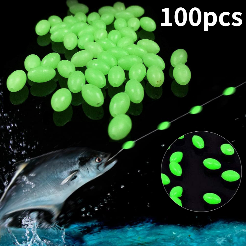 100 stks/partij Ovale Nacht Li - Fishing Equipment Hook recensie en prijs