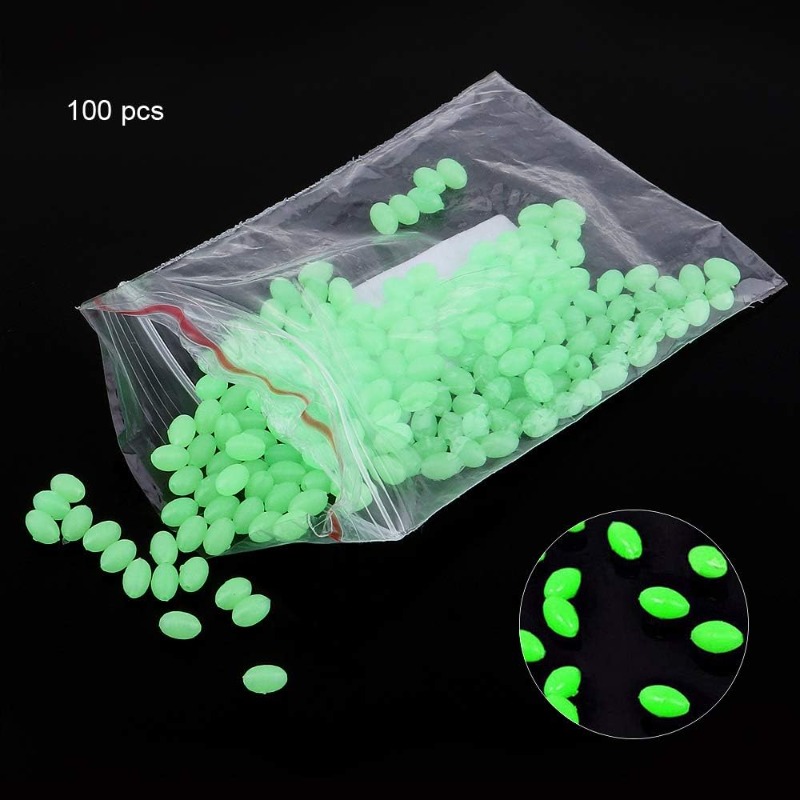 100 stks/partij Ovale Nacht Li - Fishing Equipment Hook recensie en prijs