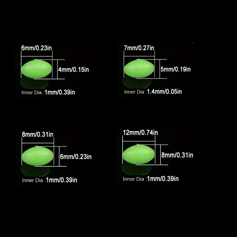 100 stks/partij Ovale Nacht Li - Fishing Equipment Hook recensie en prijs