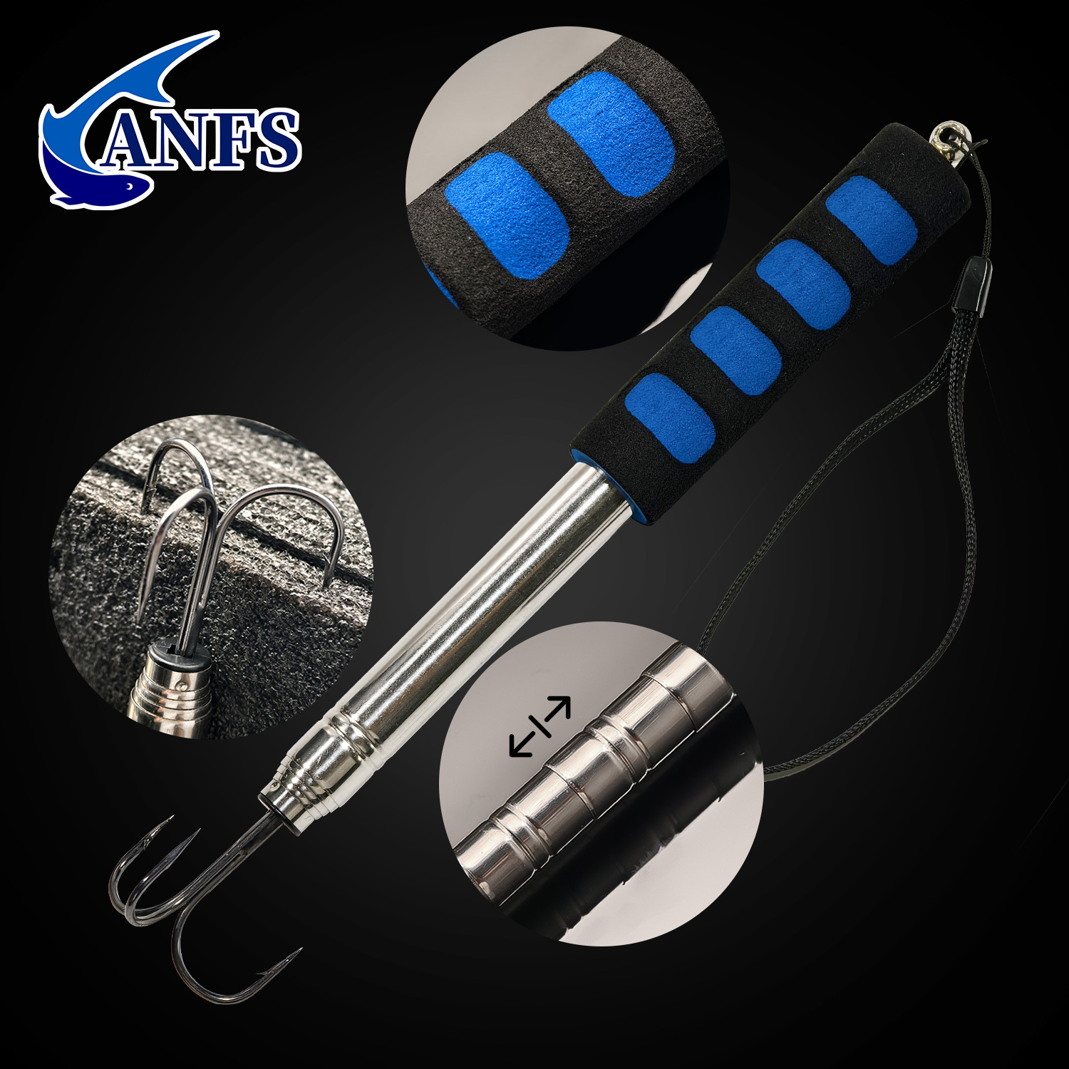 ANFS 1pcTelescopische visgaffe - Saltwater Fishing Hook recensie en prijs