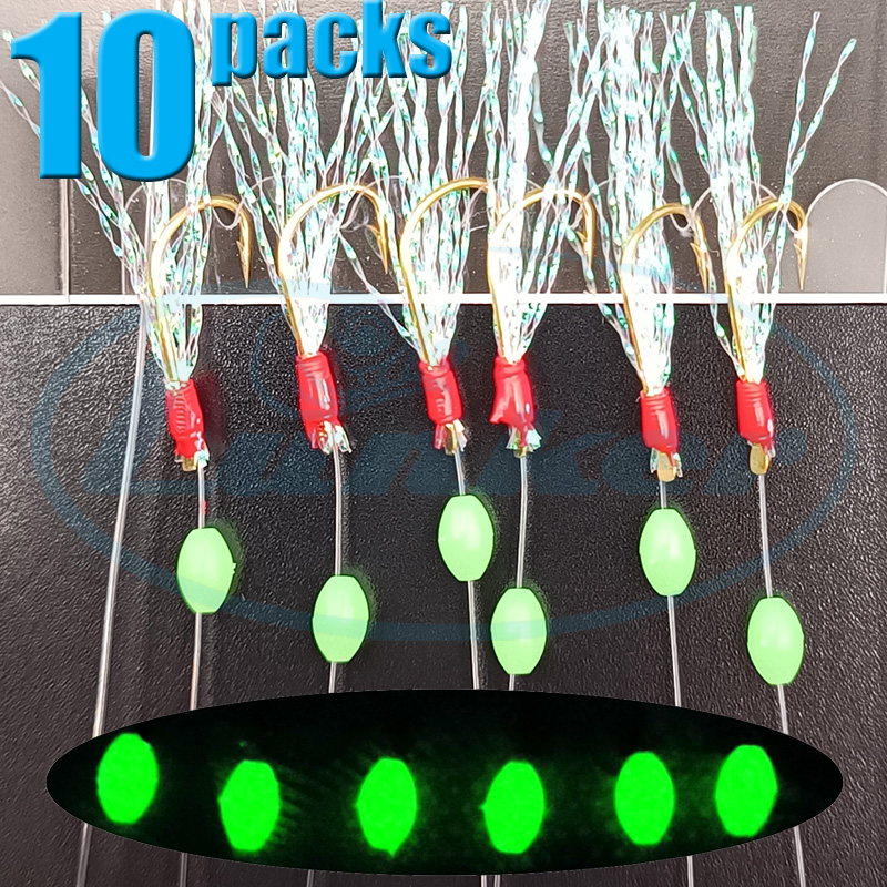 Lunker sabiki rigs 10 packs ko - Saltwater Fishing Hook recensie en prijs