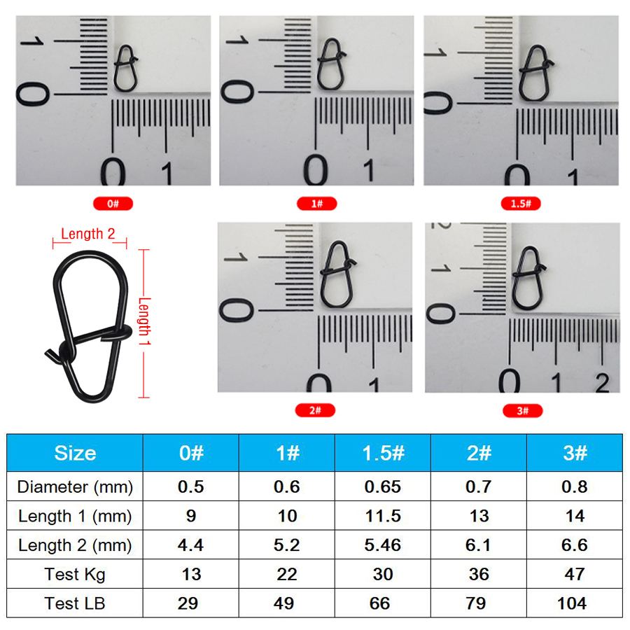 50 Stuks Crankbait Snaps Rvs D - Fishing Equipment Hook recensie en prijs