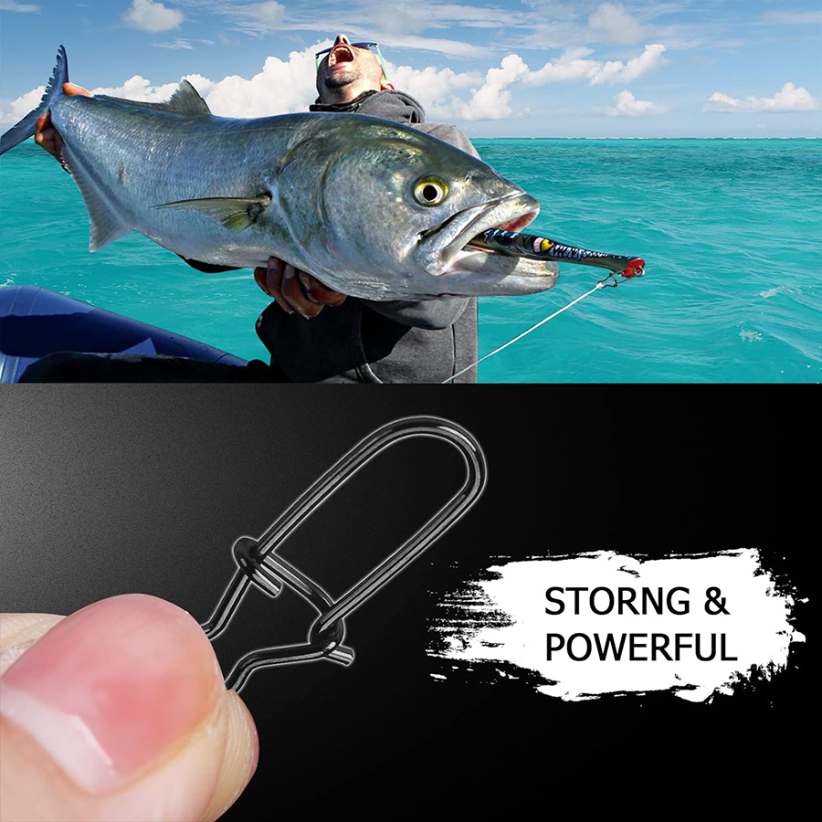 50 Stuks Crankbait Snaps Rvs D - Fishing Equipment Hook recensie en prijs