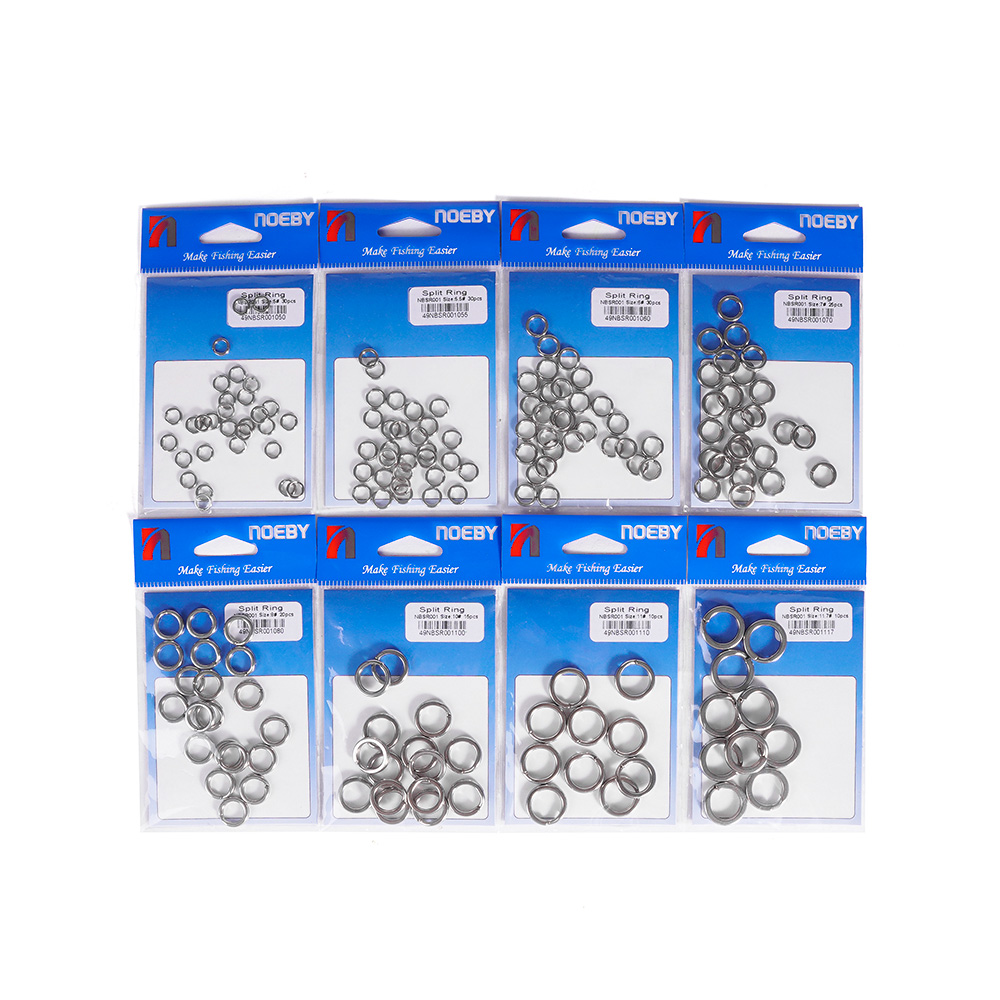 Noeby Roestvrijstalen Split Ri - Fishing Equipment Hook recensie en prijs