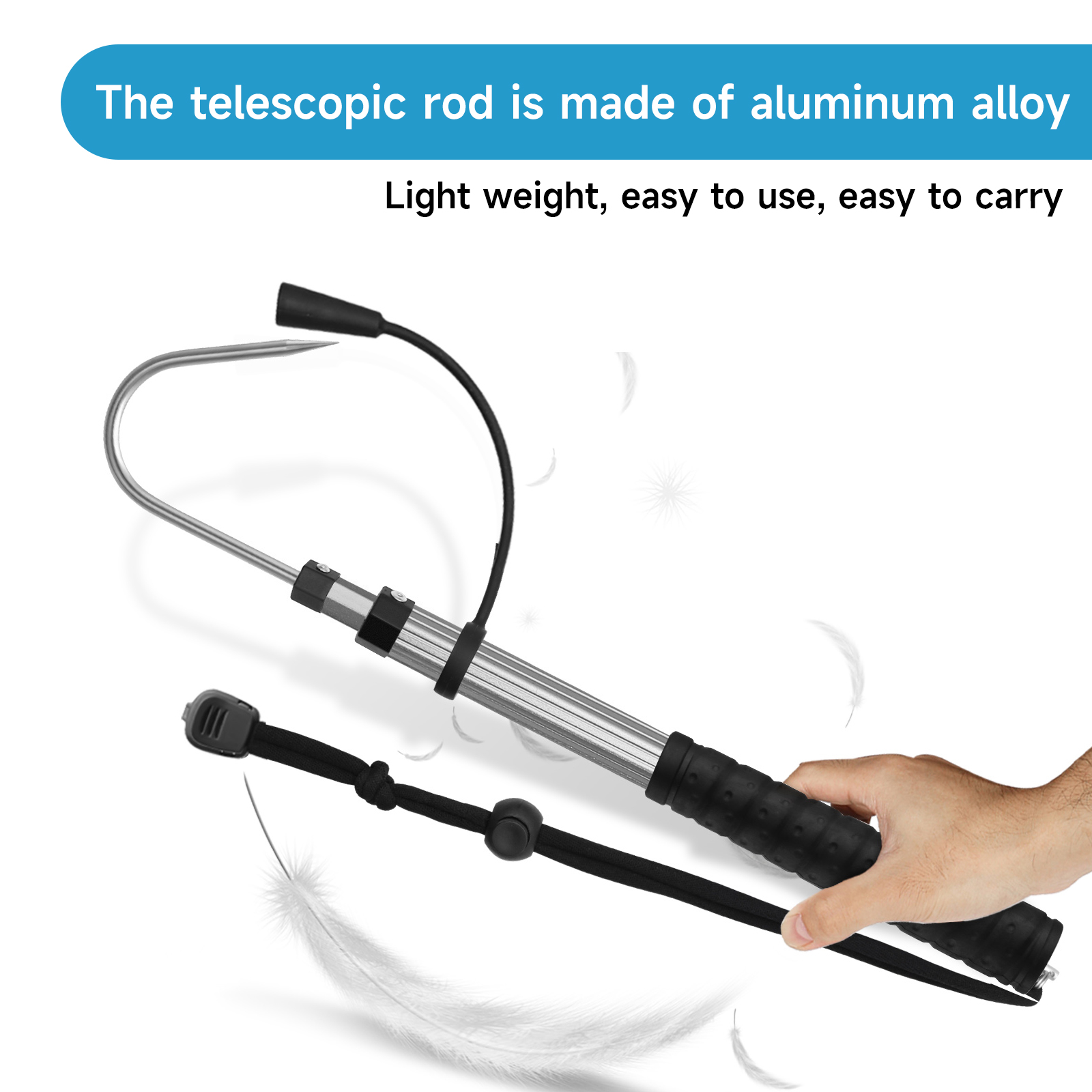SANLIKE 90 cm telescopische vi - Saltwater Fishing Hook recensie en prijs