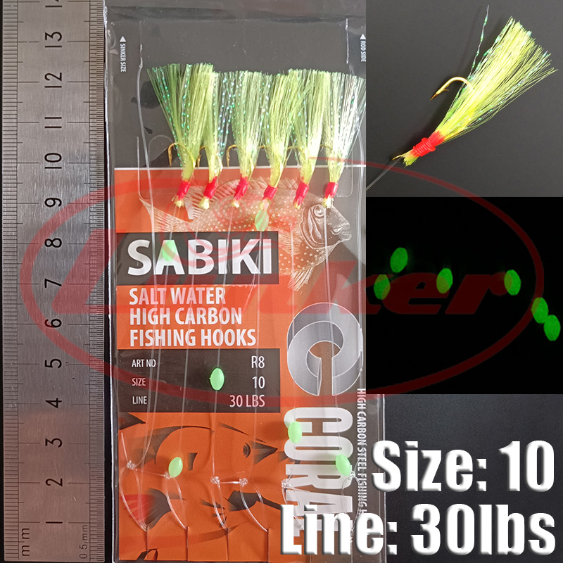 Lunker sabiki rig haken lichtg - Saltwater Fishing Hook recensie en prijs